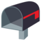 Open Mailbox With Lowered Flag emoji on Emojione